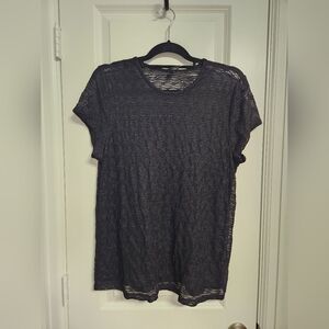 NWT Torrid Black Lace Top